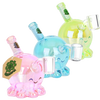 SeshGear Sweet Octopus Neon Glass Dab Rig - 3.75" / 10mm F / Colors Vary