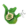 SeshGear Grinning Gator Glass Water Pipe - 4.25" / 14mm F