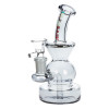 Pulsar Bent Neck Water Pipe V2 Smokers' Hard Case Travel Set | Cowboy Alien | 6" | 14mm F