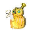 What A Hoot Glass Water Pipe - 5" / 14mm F Colors Vary