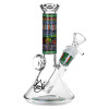 Pulsar Mosaic Bart Wag Glass Water Pipe - 6.75" / 14mm F / Colors Vary