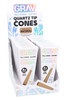 GRAV Quartz Tip Natural Pre-Rolled Cones - Tall Kings / 3pc/16PK DISPLAY