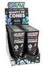 GRAV Quartz Tip Black Pre-Rolled Cones - Tall Kings / 3pc /16PK DISPLAY