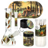 Pulsar Design Series Beaker Water Pipe V2 Smokers Kit - 7.75" / Camping Bigfoot