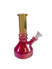 Seshgear Electroplated Ombre Glass Water Pipe 6.3" / 14mm F - 4 PC Set - Colors Vary