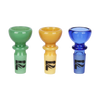 Pulsar Goblet Glass Herb Slide - 14mm M / Assorted Colors/9CT Display