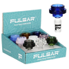 Pulsar Cool Ring Glass Herb Slide - 14mm M / Assorted Colors/9CT Display