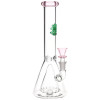 SeshGear Beaker Glass Water Pipe - 10" / 14mm F / Assorted Colors/3CT Bundle