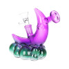 SeshGear Over the Moon Glass Water Pipe - 5" / 14mm F / Assorted Colors/2CT Bundle