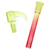 SeshGear Straight Neck Ombre Beaker Glass Water Pipe - 10" / 14mm F / Assorted Colors/3CT Bundle