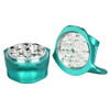 Hipster Dog Aluminum Grinder - 2.25" / 3pc / Assorted Colors / 6ct Display
