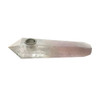 Clear Crystal / Rose Quartz - Duo Crystal Pipe