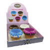 Fujima Cupcake Polystone Ashtray - 3.25" / Assorted Colors/4PC DISPLAY