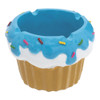 Fujima Cupcake Polystone Ashtray - 3.25" / Assorted Colors/4PC DISPLAY