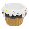 Fujima Cupcake Polystone Ashtray - 3.25" / Assorted Colors/4PC DISPLAY