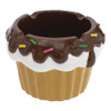 Fujima Cupcake Polystone Ashtray - 3.25" / Assorted Colors/4PC DISPLAY