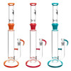 Pulsar 17.5" Straight Tube Water Pipe with Inline Perc - Assorted Colours