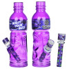 SeshGear Terpade Beverage Bottle Glass Water Pipe -Purple Haze 9.5" / 14mm F