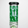 Infyniti Untamed Collection - 14" Beaker w/ 12-Arm Tree Perc Ice Pinch, Green Frog