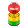 Santa Cruz Shredder Small 4-Piece Pollinator 1.5" - Rasta