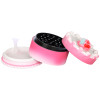 SeshGear Zinc & Resin Cake Grinder - 3pc / 2.7" / Assorted Styles/6ct Display