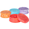 SeshGear Marbled Acrylic Grinder -  2pc / 2.4" / Assorted Colors/12ct Display