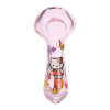 Cute Kitty Glass Spoon Pipe  - 4.5" / Designs Vary/3ct Bundle