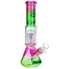 SeshGear Prism Ombre Glass Water Pipe - 10.25" / 14mm F / Assorted Colors/3ct Bundle
