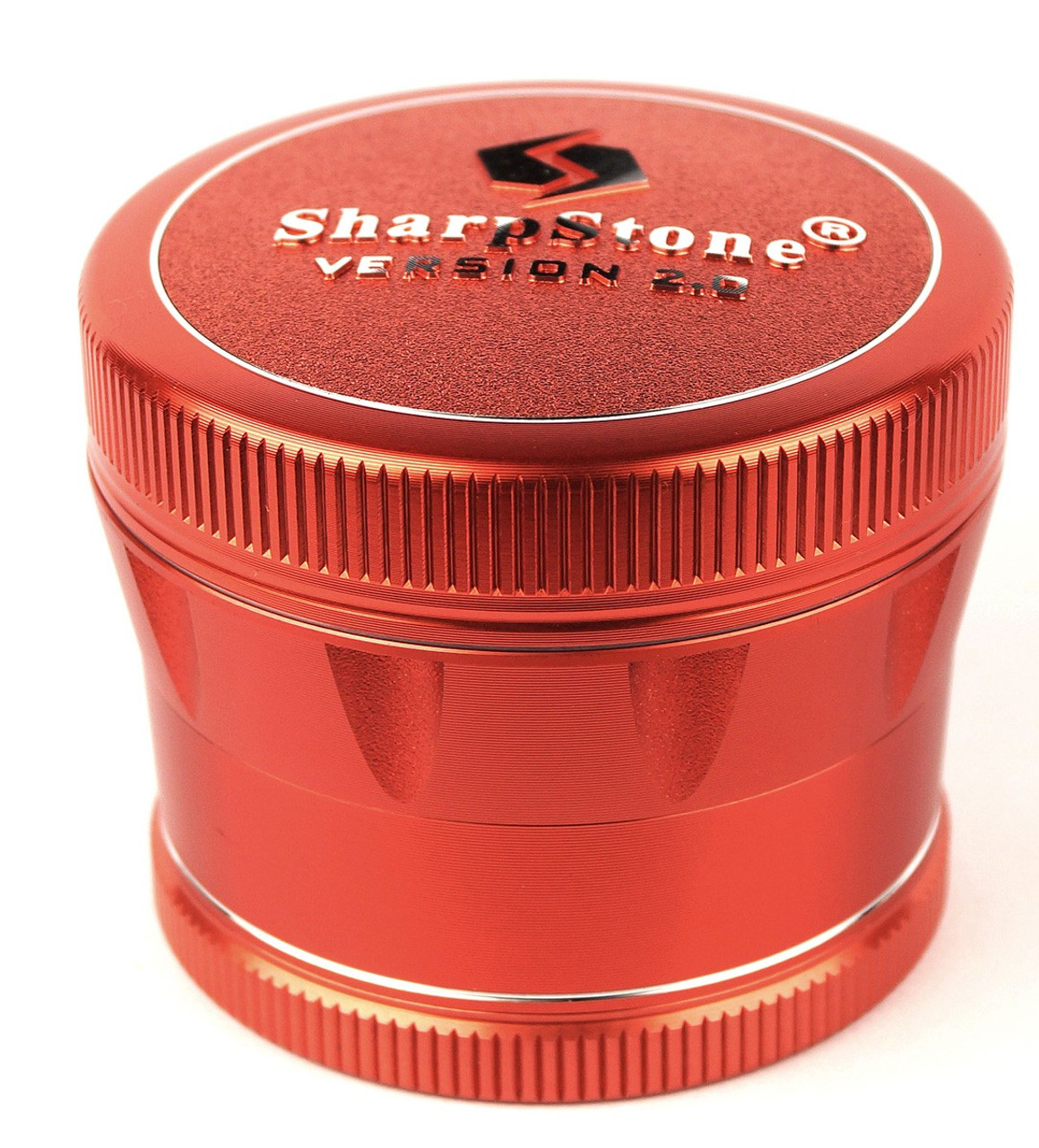 2.5" Sharpstone 2.0 4pc Solid Top Grinder Red