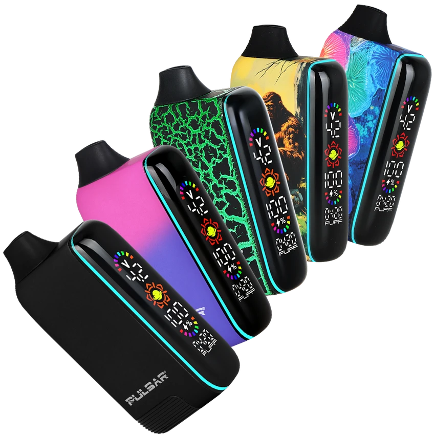 vape bar with screen Pulsar 510 DL 5.0 Precision Voltage Control LCD - 1000mAh Choose Flavour:Cola ICE (NEW) maxgo are flavored vapes legal
