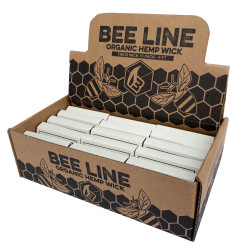 Bee Line Hemp Wick - Thick 15pk