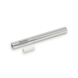 The SilverStick One-Hitter Pipe  w/ 15 Filters - Slim Size