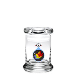 420 Science Pop Top Jar Xtra Small - All Seeing Leaf