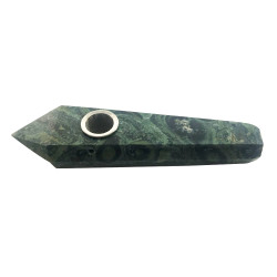 Crocodile Jasper Crystal Pipe