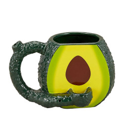 Avocado Mug with Pipe