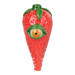 Cyclops Strawberry Hand Pipe - 4.25"