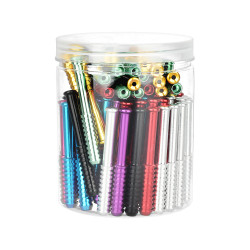 100PC JAR - Pinch Hitter Pipe - 3" - Assorted Colors