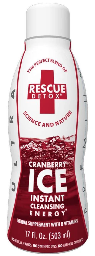 Rescue Detox Ice 17oz – Cranberry