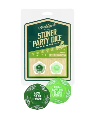 Wood Rocket Party Dice - Stoner