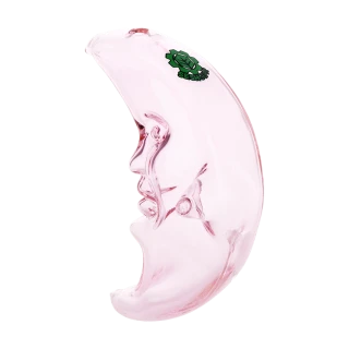 SeshGear Over the Moon Glass Hand Pipe - 3.75"