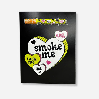 KushKards One-Hitter Greeting Card Candy Heart "Smoke Me"