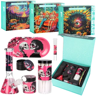 Pulsar Design Series Beaker Water Pipe Smokers Kit - 7.75"