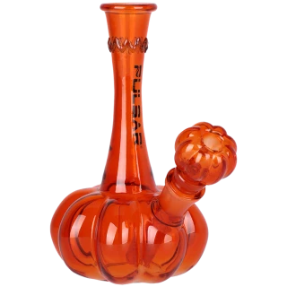 Pulsar Pumpkin Glass Water Pipe - 7.25" / 14mm F