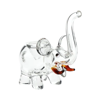 Pulsar Elephant Glass Hand Pipe - 3.5"