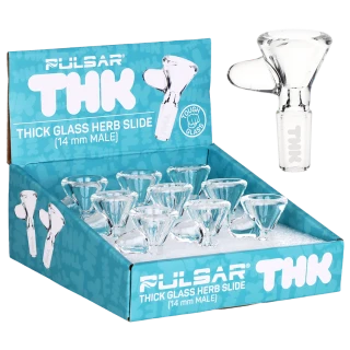 9ct Pulsar "THK" Glass Herb Slides Bundle - 14mm M