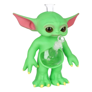 Baby Alien Glass & Vinyl Water Pipe - 11.5" / 14mm F