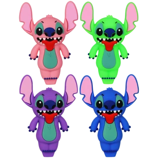 4ct Ohana Friend Silicone Hand Pipe Bundle - 4.25" / Assorted Colors