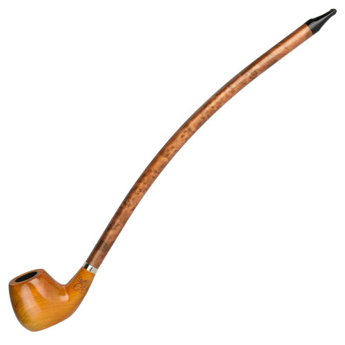 15" Curved Stem Rosewood Yellow Shire Pipe