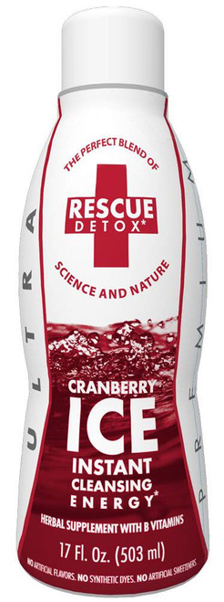 Rescue Detox Ice 17oz – Cranberry