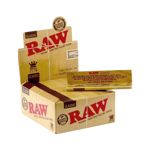 RAW King Size Slim Classic Rolling Papers